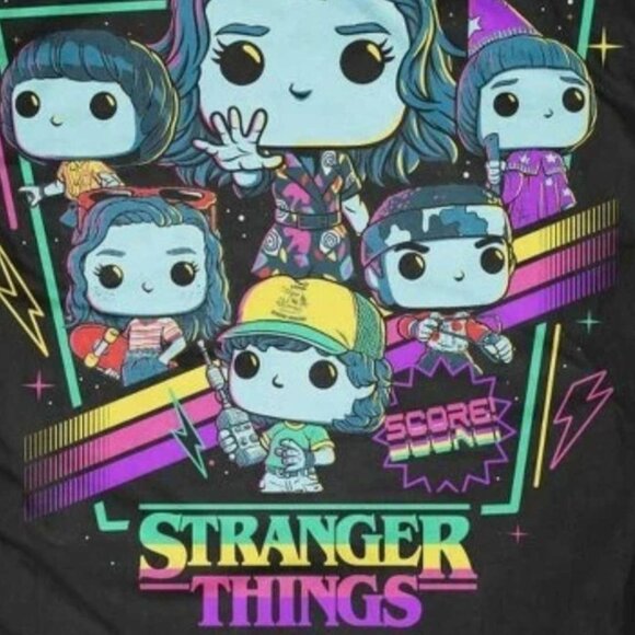 STRANGER THINGS Neon T shirt by Funko NEW - Picture 2 of 5